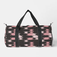 pink white and gray geometric