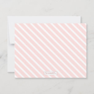 Pink White Baby Shower Advice for Mummy to Be Card
