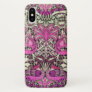 PINK WHITE FLOWERS,PEACOCKS AND DRAGONS Case-Mate iPhone CASE