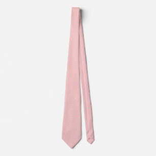 Pink & White Herringbone Modern Pattern Tie