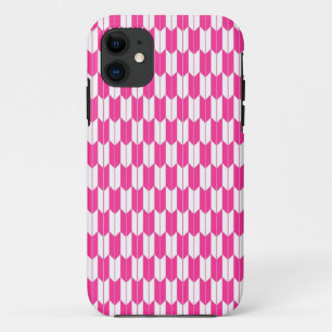 Pink & White Japanese Yagasuri iPhone 5 Case