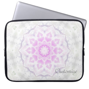 Pink & White Lacy Kaleidoscope Hearts Sleeve