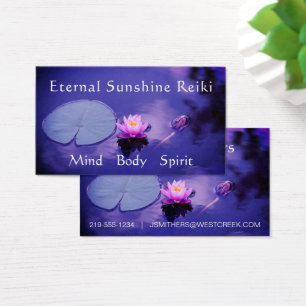 Pink & White Lotus Flower on Pond Healing