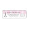 Pink | White Paris Eiffel Tower Name