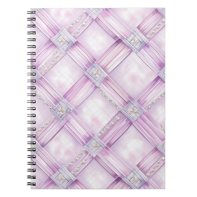 Pink White Pearls Notebook (Front)