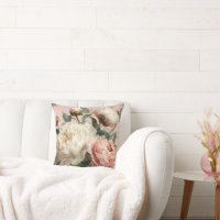 Pink & White Peonies Floral Elegant