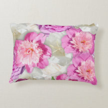 Pink White Peony Rose - Romantic Floral
