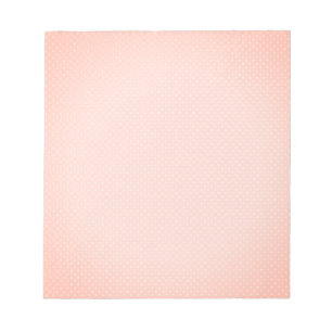 pink White Polka Dot Simple Retro Notepad