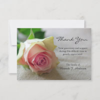 Pink white rose photo floral sympathy