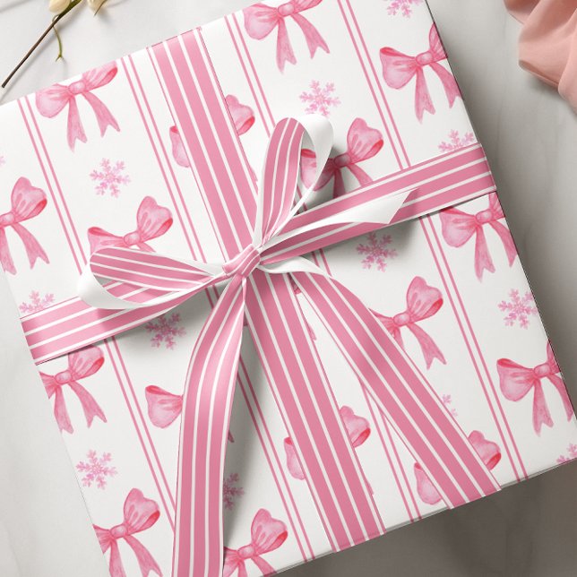 Pink & White Satin Ribbon (Creator Uploaded)