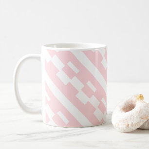 Pink & White Stripe Mug