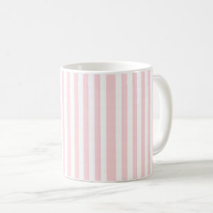 Pink & White Stripe Mug