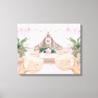 Pink & White Striped Hotel Pool Cabana | Coconut