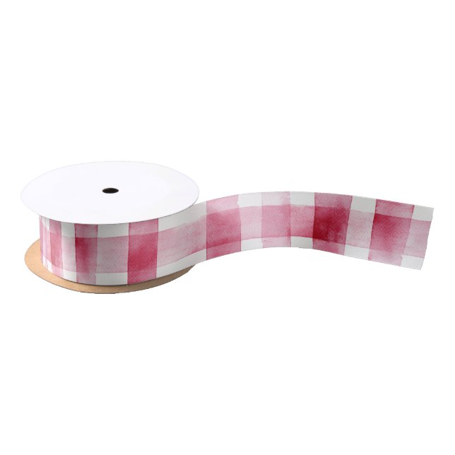 Pink White Stripes Birthday Satin Ribbon (Spool)