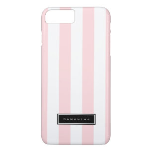 Pink & White Stripes Case-Mate iPhone Case