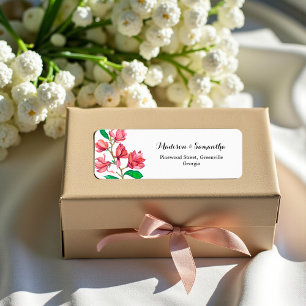 Pink White Wedding Flowers Address