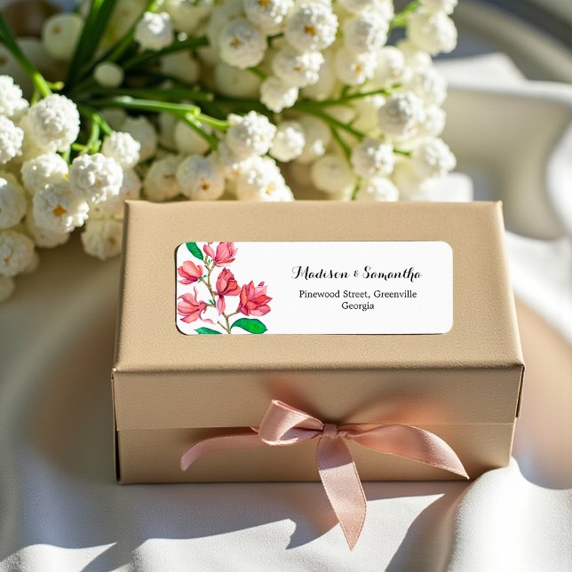 Pink White Wedding Flowers Address (Creator Uploaded)