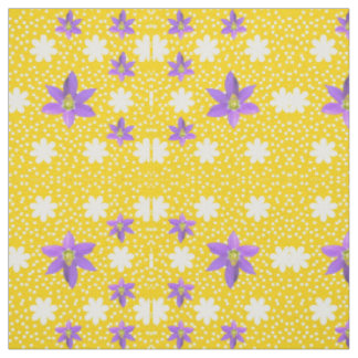 Pink White Yellow Joy Fabric