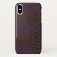 Pink Wide Stripe Personalized Name