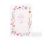 Pink Wildflower Delicate Floral Birthday Card