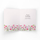 Pink Wildflower Delicate Floral Photo Birthday