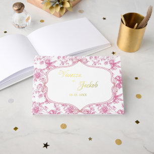 Pink Wildflower Tea Maid of honour  Proposal Card Guest Book