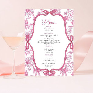 Pink Wildflower Tea Party Bridal Shower party Pedestal Sign