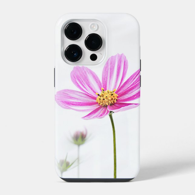 Pink Wildflowers  iPhone Case (Back)