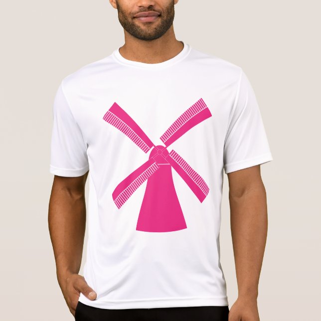 Pink Windmill T-Shirt (Front)