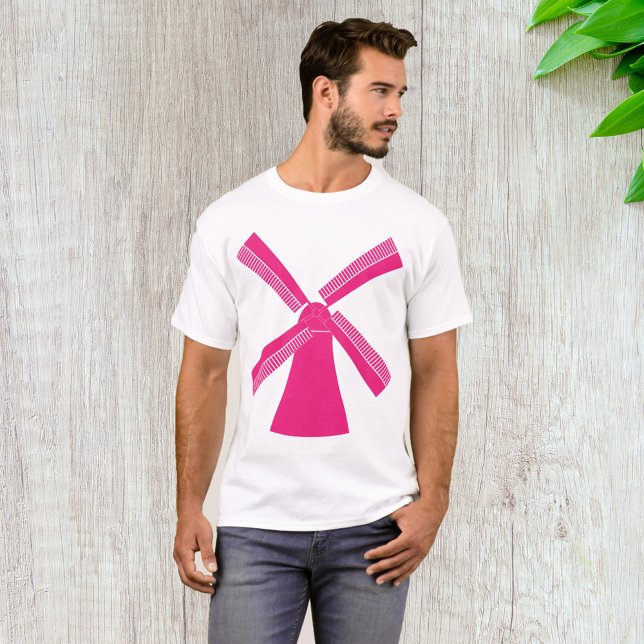 Pink Windmill T-Shirt (Creator Uploaded)