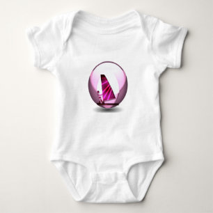 Pink Windsurf Designs Baby T-Shirt Bodysuit