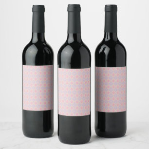 pink wine label