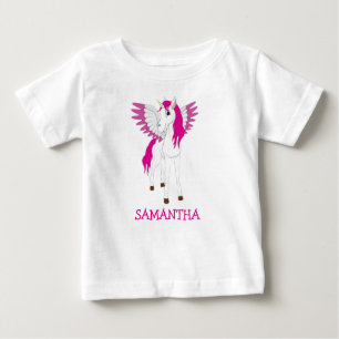 Pink Wing Unicorn Baby  Baby T-Shirt