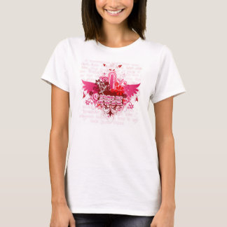 Pink Wings - Faith.Hope.Love T-Shirt