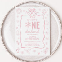 Pink Winter Onederland Birthday Party 