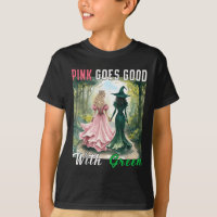 Pink Witch Goes Good With Green Halloween Witch Wo