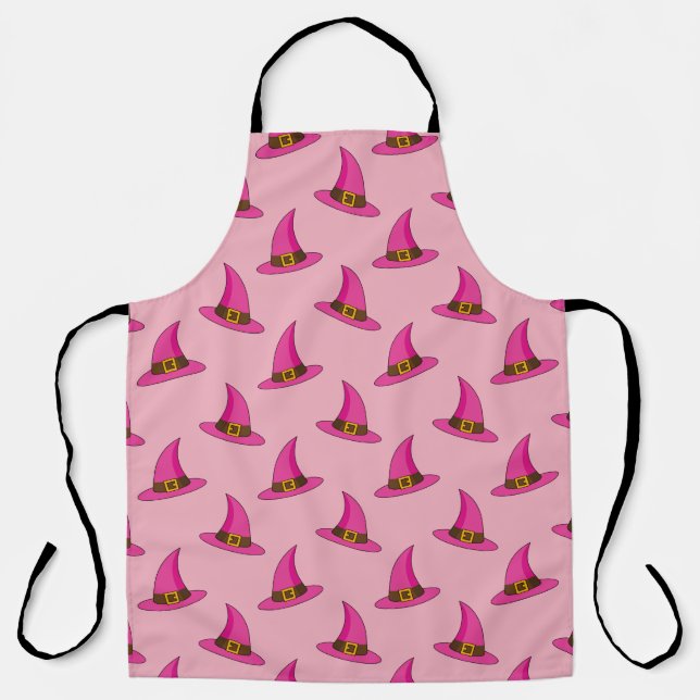Pink Witch Hat Apron (Front)