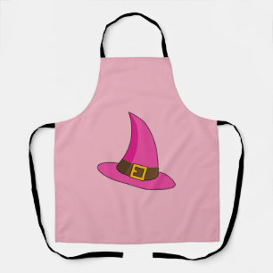 Pink Witch Hat Apron