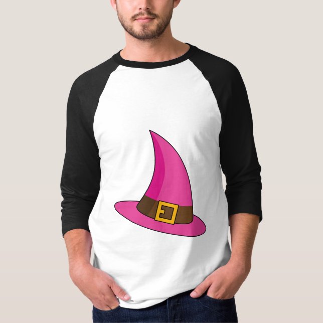 Pink Witch Hat T-Shirt (Front)