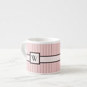 Pink with Black Pinstripes Specialty Mug