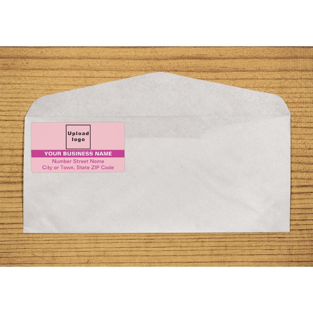 Pink With Highlighted Brand Name Shipping Label (Gray with highlighted brand name shipping label on envelope)