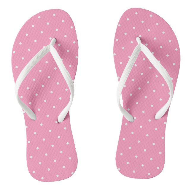 pink with white dots jandals (Footbed)