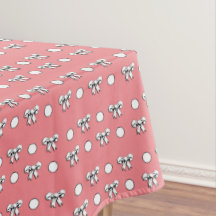 Pink with White Polka Dots and Cartoon Bows