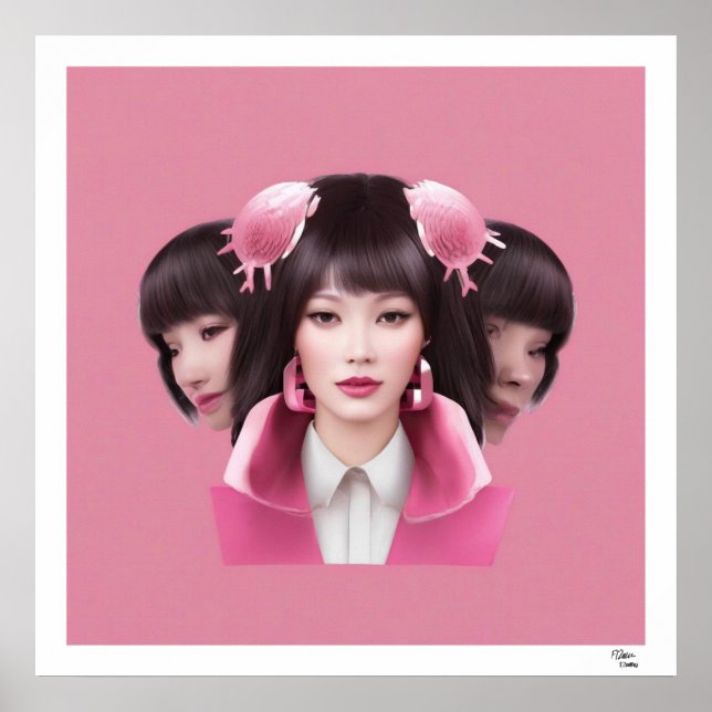 Pink Women Poster (Front)