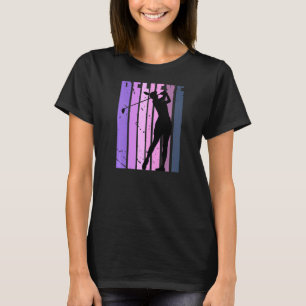 Pink Womens Golfing Motivational Golfer Inspiring  T-Shirt