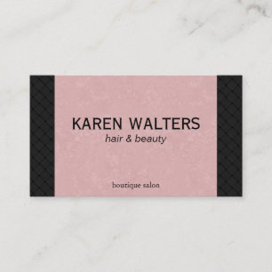 Pink & Woven (appointment card) Appointment Card