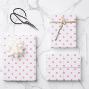 Pink Wrapping Trio Wrapping Paper Sheet