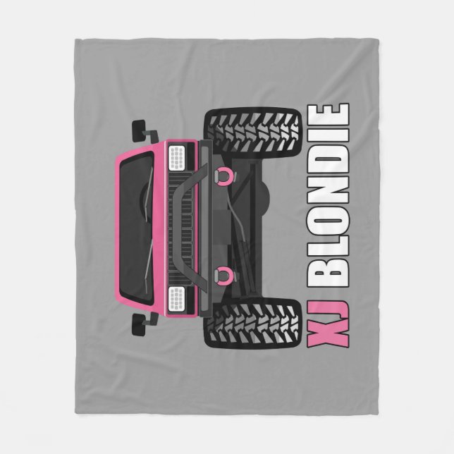PINK XJ FLEECE BLANKET (Front)