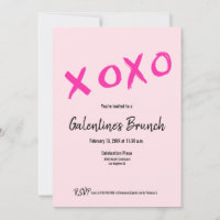 Pink XOXO Chic Galentine's Brunch Party