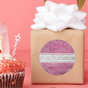 Pink Yarrow Elegant  Stickers